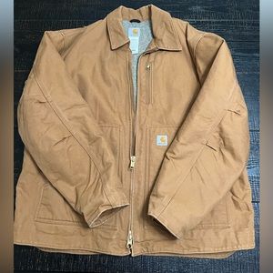 MEN'S SHERPA-LINED FIELD JACKET - LOOSE FIT - WASHED DUCK